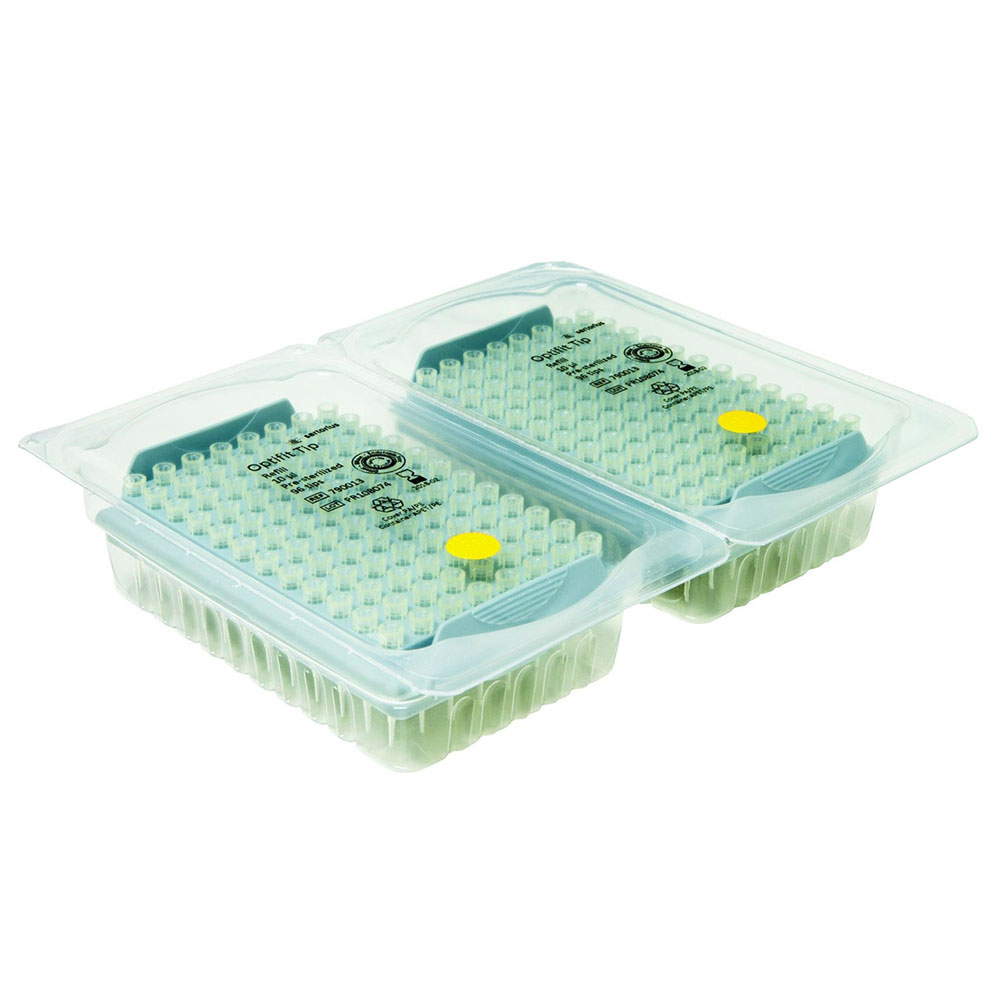Наконечники 10 мкл для дозаторов Sartorius BIOHIT Optifit Refill, 31.5 мм, стерильные, в однослойном штативе 20х96 шт.