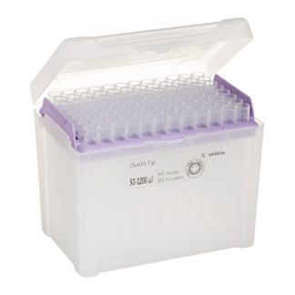 Наконечники 1200 мкл для дозаторов Sartorius BIOHIT Optifit, 71.5 мм, стерильные, в штативе 10х96 шт.