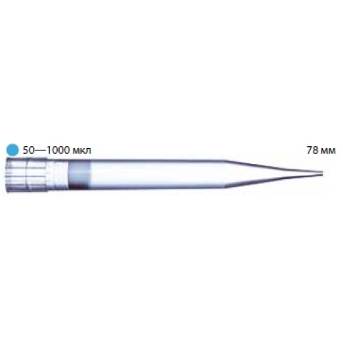 Наконечники 1000 мкл для дозаторов Sartorius BIOHIT с фильтром SafetySpace, 78 мм, стерильные, в штативе 10х96 шт. — изображение 3