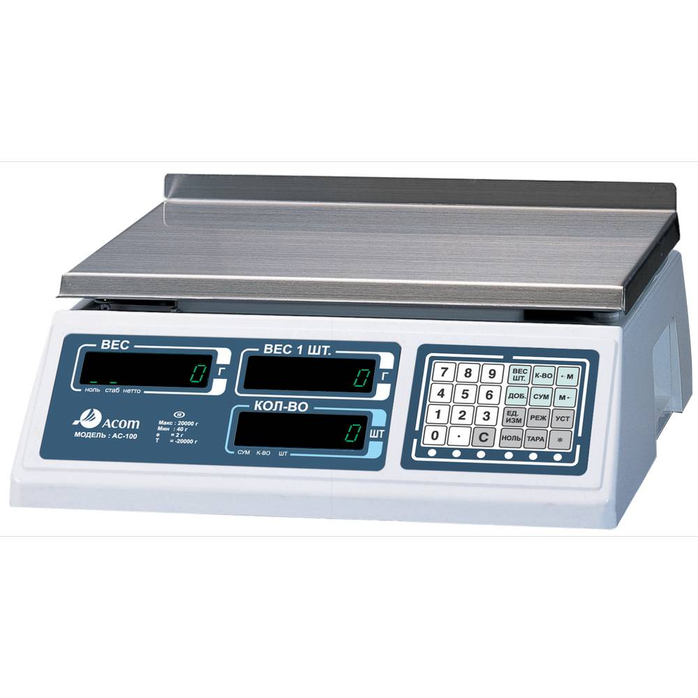 Счётные весы ACOM AC-100-30