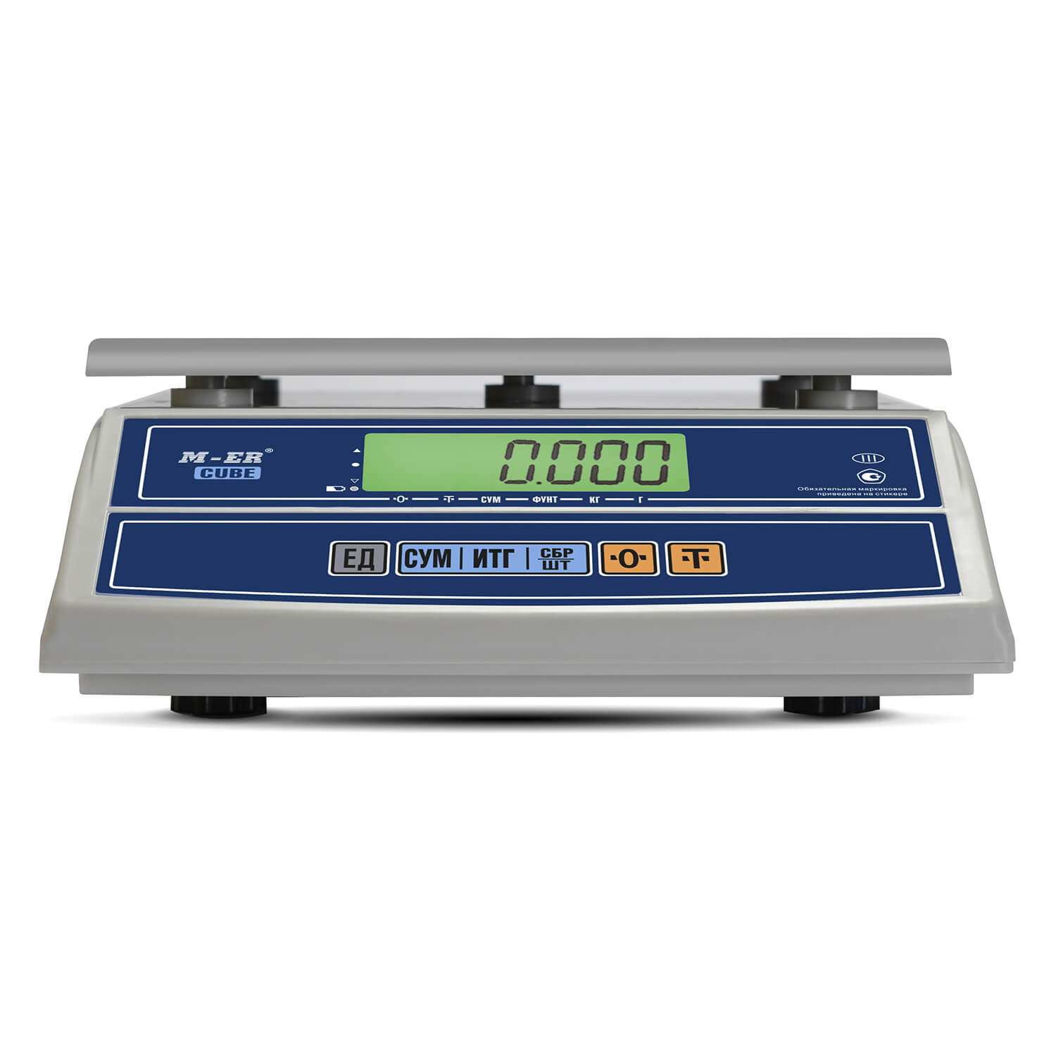 Фасовочные настольные весы M-ER 326 AFL-6.1 "Cube" c USB-COM LCD — изображение 2